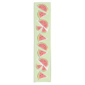Watermelon Green Line Tischläufer (Vorderseite)