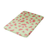 Watermelon Green Multi bath mat Badematte (Schrägansicht)