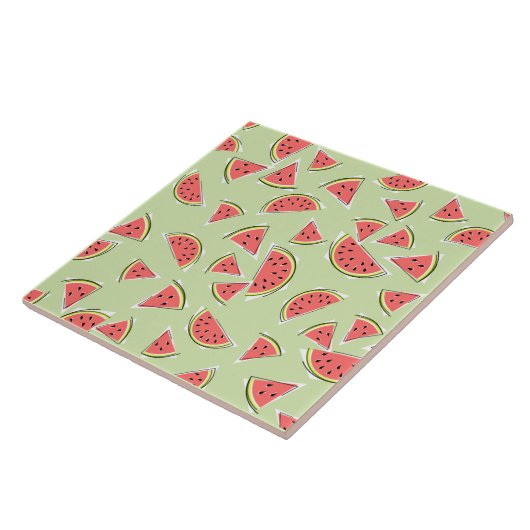 Watermelon Green Multi Fliese (Seite)