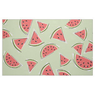 Watermelon Green Multi groß Stoff