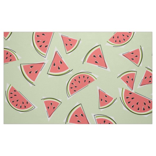 Watermelon Green Multi groß Stoff (Fat Quarter (45,7 x 55,9 cm))