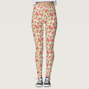 Watermelon Green Multi-Leggings Leggings