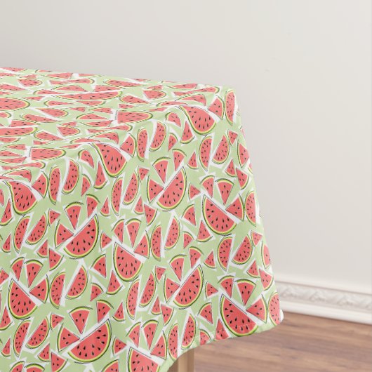 Watermelon Green Multi tablecloth kleines Pflaster Tischdecke (Beispiel)