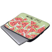 Watermelon Green Name Notebook-Hülle Laptopschutzhülle (Vorne Knopf)