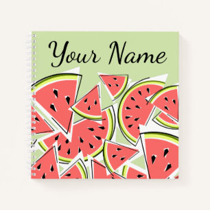 Watermelon Green Name Notizblock