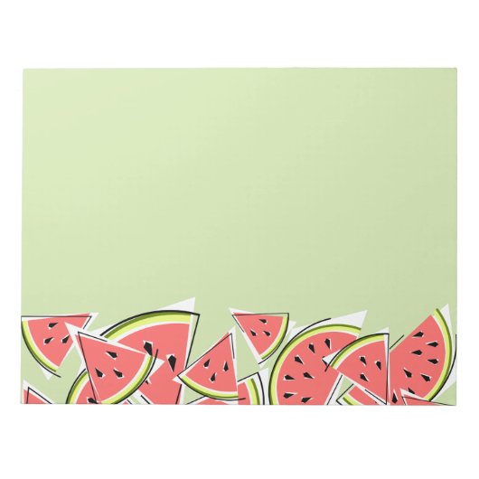 Watermelon Green Notizblock (Vorderseite)