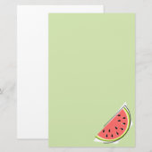 Watermelon Green Slice Briefpapier (Vorne/Hinten)
