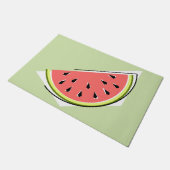 Watermelon Green Slice Fußmatte (Schrägansicht)