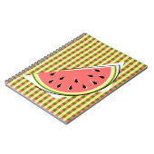 Watermelon Green Slice Karo Notizblock (Linke Seite)
