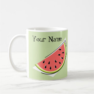 Watermelon Green Slice Name Kaffeetasse