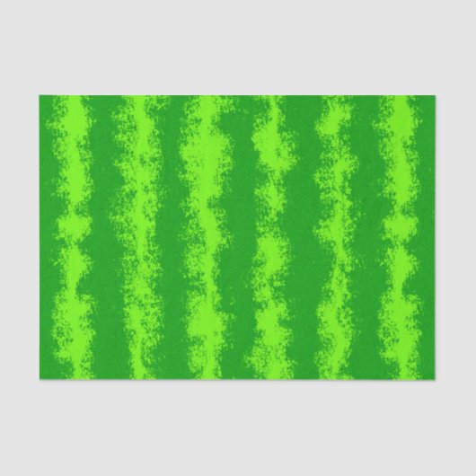 Watermelon Green Summer Frucht Rind Pattern Seidenpapier (Vorderseite)