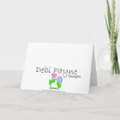 Watermelon Grußkarte Karte (Rückseite)