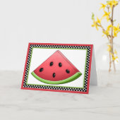Watermelon Grußkarte Karte (Gelbe Blume)
