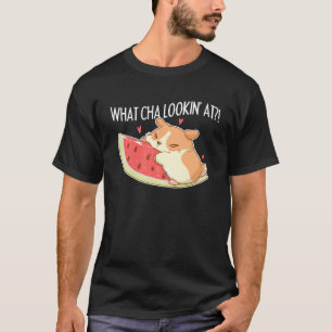 Watermelon Hamster Melon Food Rodent Tier T-Shirt