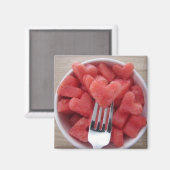 Watermelon Heart Magnet (Vorderseite/Rückseite)