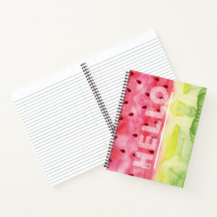 Watermelon Hello Fun Sommerdesign Notizblock