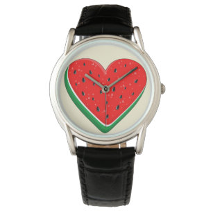 Watermelon Herzlich Willkommen am Valentinstag Armbanduhr