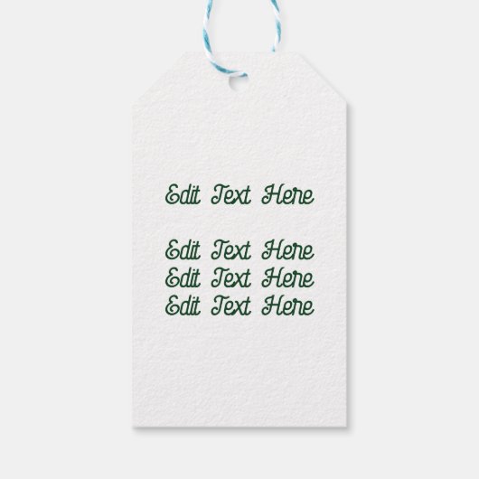 Watermelon Herzlich Willkommen am Valentinstag Geschenkanhänger (Rückseite)