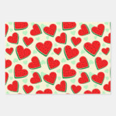Watermelon Herzlich Willkommen am Valentinstag Geschenkpapier Set (Vorderseite 3)