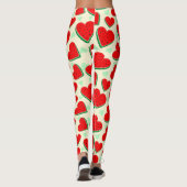Watermelon Herzlich Willkommen am Valentinstag Leggings (Rückseite)