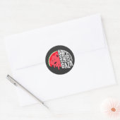 Watermelon Hör nicht auf, über Palästina zu reden Runder Aufkleber (Umschlag)