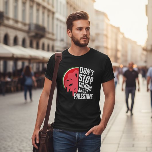 Watermelon Hör nicht auf, über Palästina zu reden T-Shirt