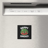 Watermelon Jackolantern SommerHalloween glückliche Magnet (In Situ (Geschirrspüler))