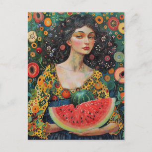 Watermelon Joy Postkarte