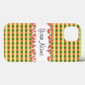 Watermelon Karo Klassischer Name iPad Mini Fall Case-Mate iPhone Hülle (Rückseite (Horizontal))