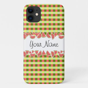 Watermelon Karo Klassischer Name iPhone-Fall Case-Mate iPhone Hülle