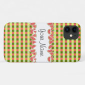 Watermelon Karo Klassischer Name iPhone-Fall Case-Mate iPhone Hülle (Rückseite (Horizontal))