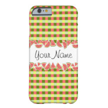 Watermelon Karo Klassischer Name iPhone-Fall