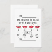 Watermelon Kids Danke für Ihre Aufmerksamkeit (Vorne/Hinten)