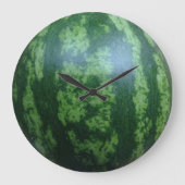 Watermelon Kitchen Wall Clock Große Wanduhr (Vorderseite)