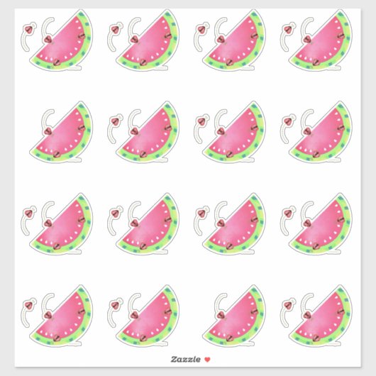 Watermelon-Konturkleber von Ladybug Aufkleber (Blatt)