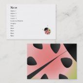 Watermelon Ladybug Visitenkarte (Vorne/Hinten)