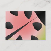 Watermelon Ladybug Visitenkarte (Rückseite)