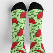 Watermelon Leaf Summer Socken (Oben)