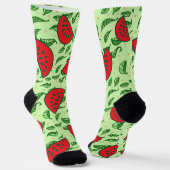 Watermelon Leaf Summer Socken (Gewinkelt)
