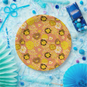 Watermelon Lemon Gold Pappteller (Party)