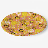 Watermelon Lemon Gold Pappteller (Schrägansicht)