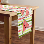 Watermelon Line Stripe Thin Table Runner Kurzer Tischläufer (Beispiel)