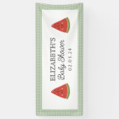 Watermelon Little Sweet Melon Baby Dusche Banner (Vertikal)