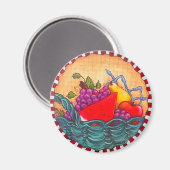 Watermelon Magnet (Vorderseite/Rückseite)