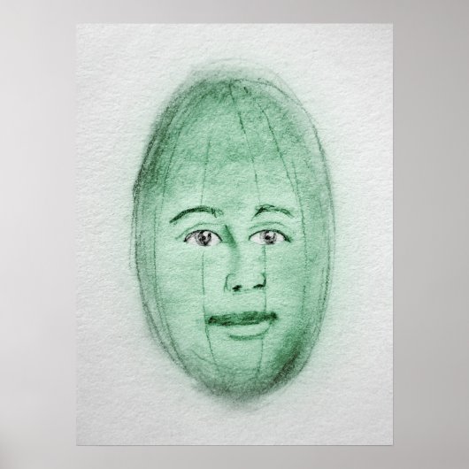 Watermelon Man Poster - Kunstvoll wandern im Valle (Vorne)