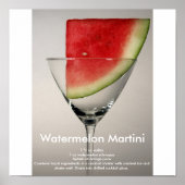 Watermelon Martini Poster (Vorne)