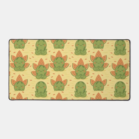 Watermelon Meditators Zen  Schreibtischunterlage (Vorderseite)