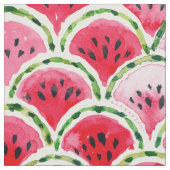 WATERMELON MERMAID Fruchtskallop Muster Stoff (Nahaufnahme)