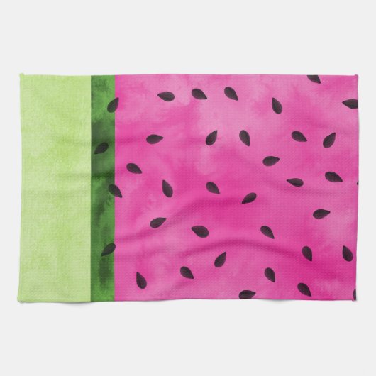 Watermelon Modern Geschirrtuch (Horizontal)