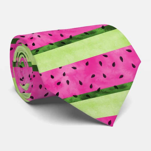 Watermelon Modern Krawatte (Gerollt)